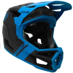 7idp Project 23 Carbon Full Face Helmet - Raw Carbon/Electric Blue -Sportfu Bike Gear Shop 7710 53 Two