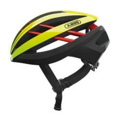 Abus Aventor Road Cycling Helmet - Red -Sportfu Bike Gear Shop 77610 aventor neonyellow side cmyk 1