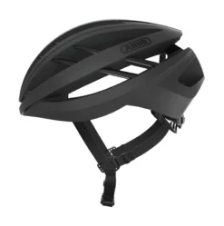 Abus Aventor Road Cycling Helmet - Black -Sportfu Bike Gear Shop 77616 aventor velvetblack side cmyk