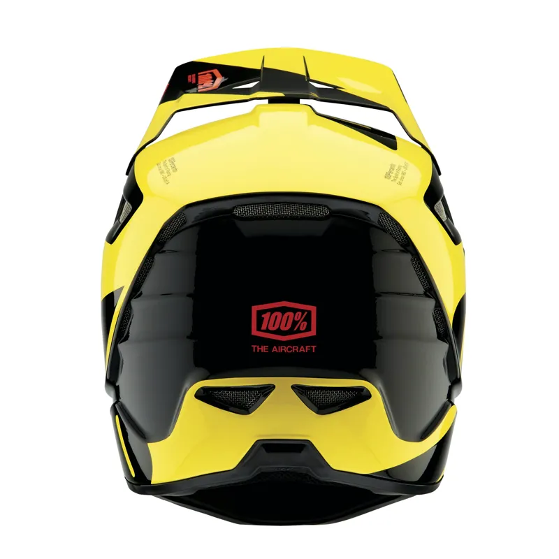 100 Percent Aircraft Composite Full Face Helmet - LTD Neon Yellow 3 100 Percent Aircraft Composite Full Face Helmet - LTD Neon Yellow - Image 3