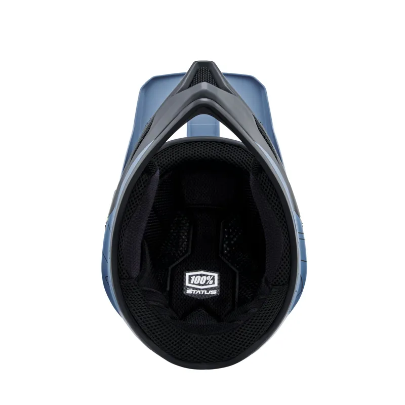 100 Percent Status Full Face MTB Helmet - Drop/Steel Blue 9 100 Percent Status Full Face MTB Helmet - Drop/Steel Blue - Image 9