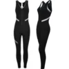 Funkier Thermesse Ladies Winter Double Strap Bib Tights - Black