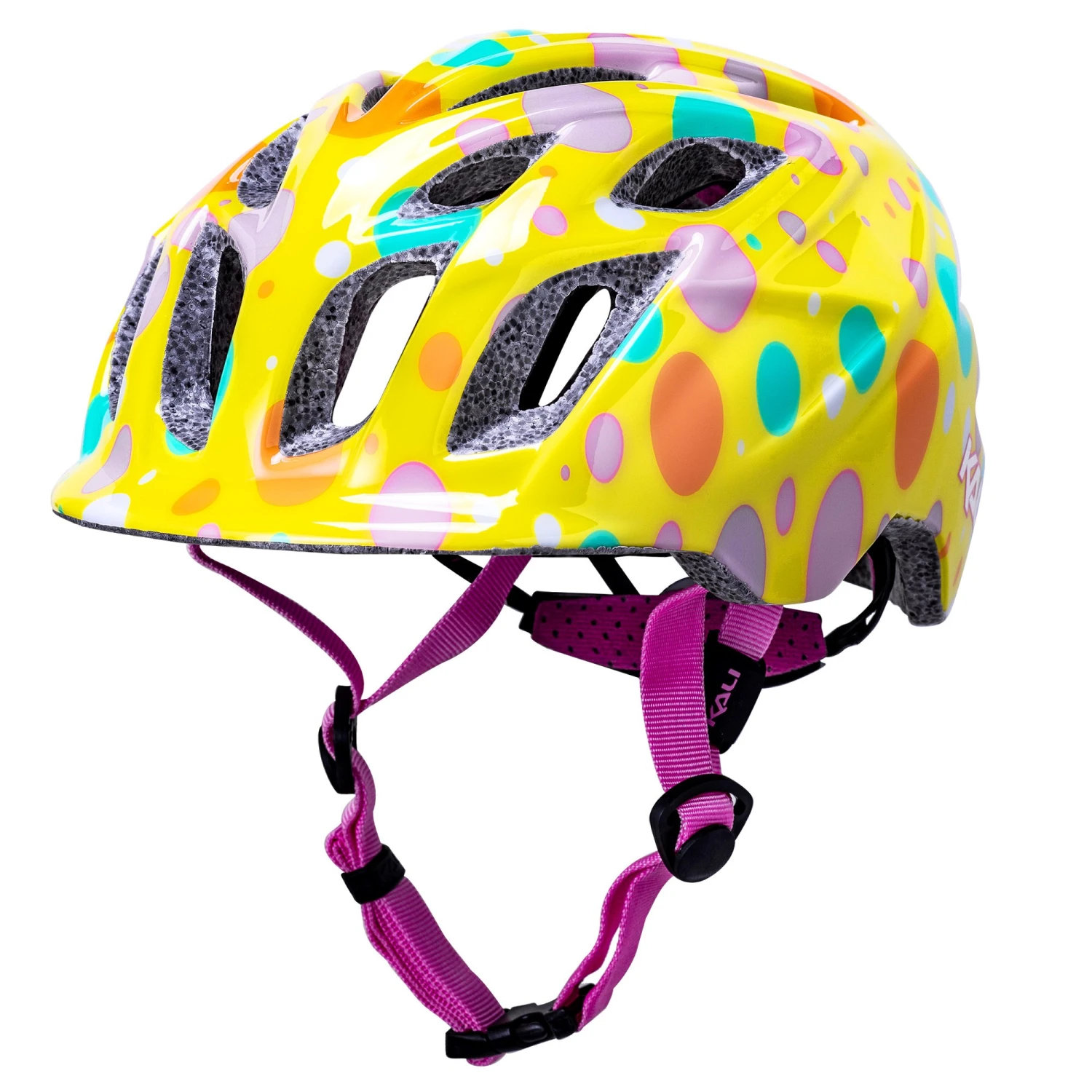Kali Chakra Child Lighted Kids Helmet - Confetti Gloss Pink 1 Kali Chakra Child Lighted Kids Helmet - Confetti Gloss Pink