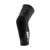 100 Percent Teratec Knee Guard - Grey Heather/Black