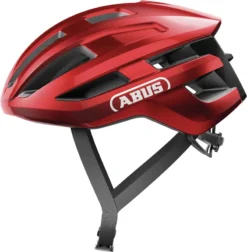 Abus Powerdome Road Helmet - Blaze Red -Sportfu Bike Gear Shop 91944 POWERDOME BLAZE RED SIDE CMYK 3