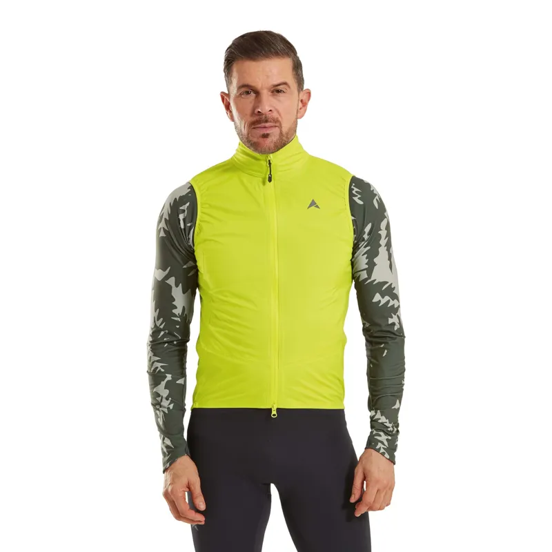 Altura Icon Men's Pocket Rocket Waterproof Packable Gilet - Lime 2 Altura Icon Men's Pocket Rocket Waterproof Packable Gilet - Lime - Image 2