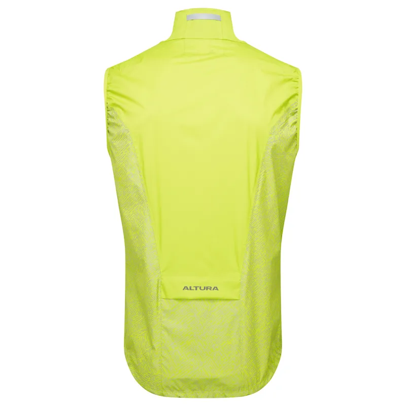 Altura Icon Men's Pocket Rocket Waterproof Packable Gilet - Lime 1 Altura Icon Men's Pocket Rocket Waterproof Packable Gilet - Lime