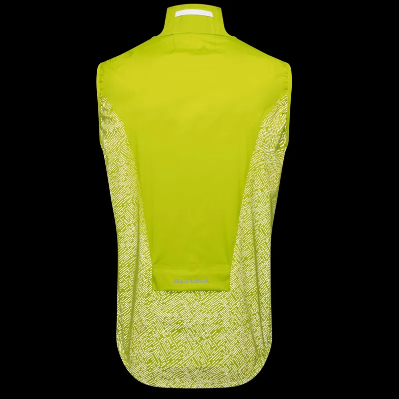 Altura Icon Men's Pocket Rocket Waterproof Packable Gilet - Lime 4 Altura Icon Men's Pocket Rocket Waterproof Packable Gilet - Lime - Image 4