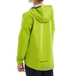 Altura Spark Waterproof Kid's Jacket - Lime -Sportfu Bike Gear Shop AL22KSPKJ1 54294 01