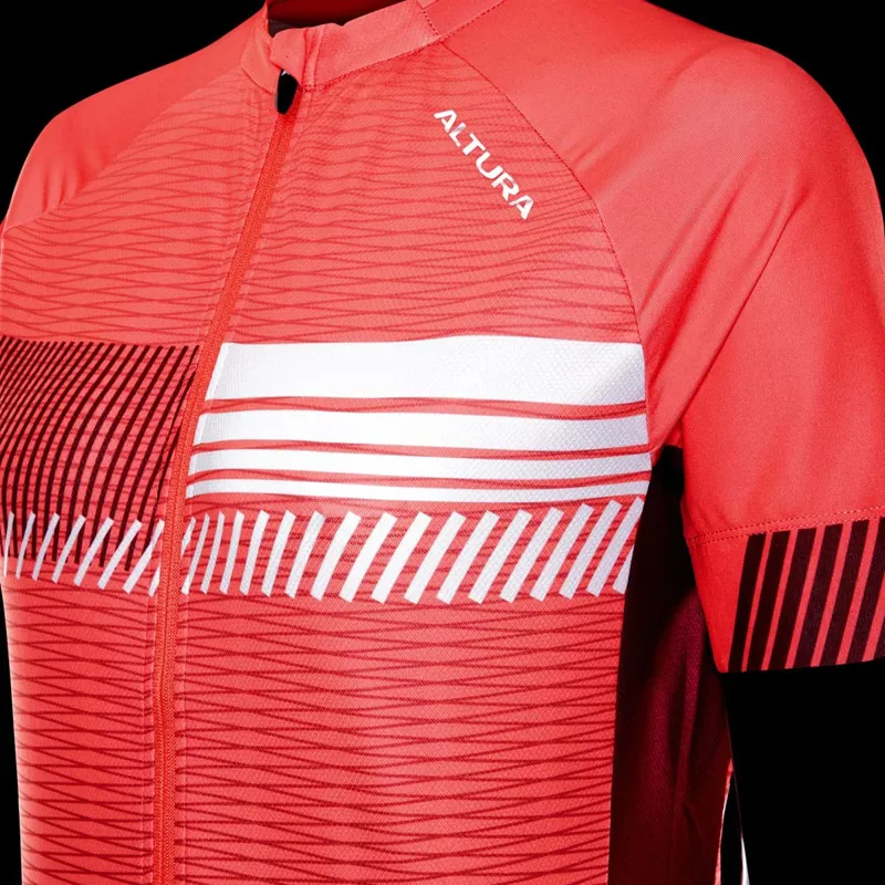 Altura Club Womens Short Sleeve Jersey - Coral/Maroon 1 Altura Club Womens Short Sleeve Jersey - Coral/Maroon