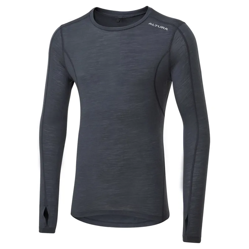 Altura Merino 50 Men's Long Sleeve Base Layer - Navy 1 Altura Merino 50 Men's Long Sleeve Base Layer - Navy