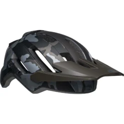 Bell 4forty Air MIPS MTB Helmet - Matt Blue/Hi-Viz -Sportfu Bike Gear Shop BEH4FOAMMATBLKCAMO 1 2