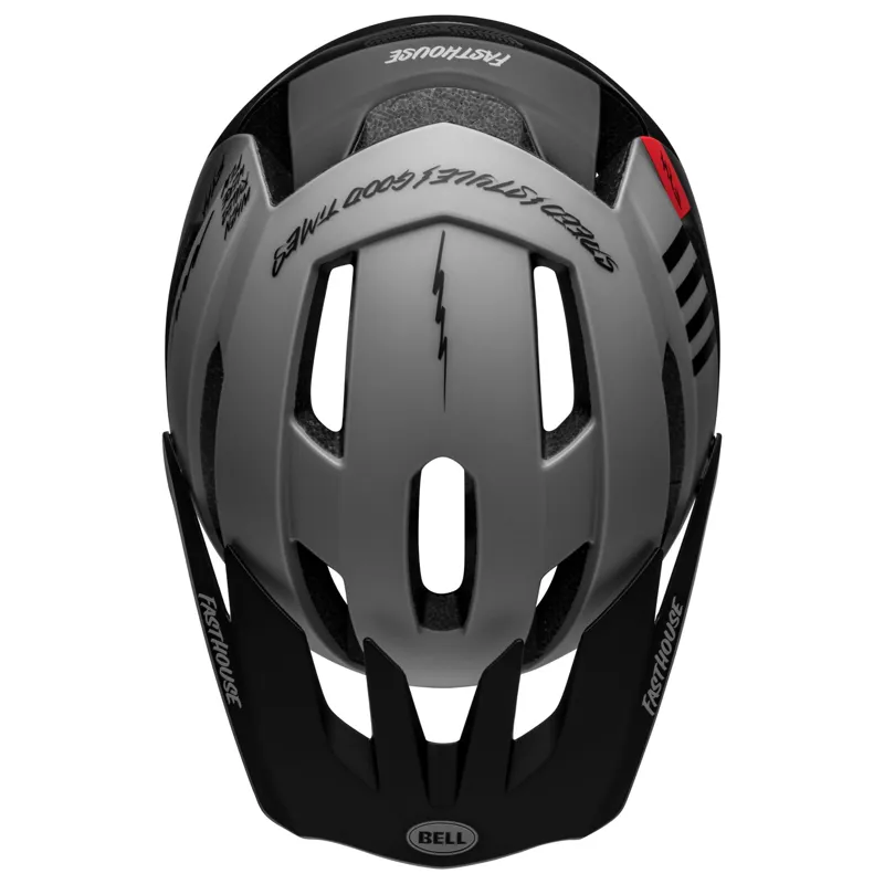 Bell 4forty Air MIPS MTB Helmet - Matte/Gloss Grey/Black Fasthouse 8 Bell 4forty Air MIPS MTB Helmet - Matte/Gloss Grey/Black Fasthouse - Image 8