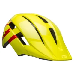 Bell Sidetrack II Youth Helmet - 50-57cm - Strike Gloss Hi-Vis/Red -Sportfu Bike Gear Shop BEH71164435