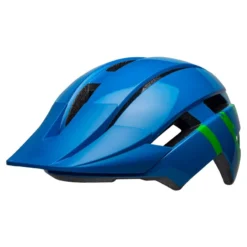 Bell Sidetrack Ii Mips Child Helmet - 47-54cm -Strike Gloss Blue/Green -Sportfu Bike Gear Shop BEH7127410 1