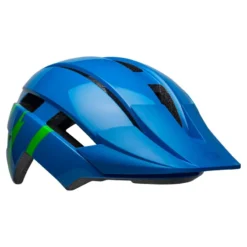 Bell Sidetrack II MIPS Youth Helmet - 50-57cm -Strike Gloss Blue/Green -Sportfu Bike Gear Shop BEH71274114