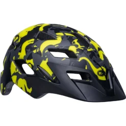 Bell Sidetrack Youth Helmet - 50-57cm - Dark Green/Orange -Sportfu Bike Gear Shop BEH7138929 1 1