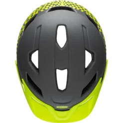 Bell Sidetrack Child Helmet - 47-54cm - Wavy Checks/Retina Sear -Sportfu Bike Gear Shop BEH71583206