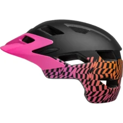 Bell Sidetrack Child Helmet - 47-54cm - Wavy Checks/Matte Pink -Sportfu Bike Gear Shop BEH71584912