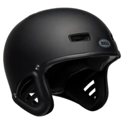 Bell Racket Dirt/Skate Helmet - Solid Matt Black -Sportfu Bike Gear Shop BEHRACSOLIDMATBLK 1