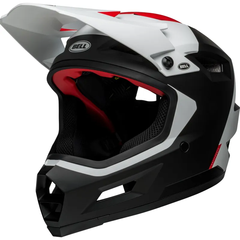Bell Sanction 2 DLX Mips Full Face Helmet - Deft Black/White 8 Bell Sanction 2 DLX Mips Full Face Helmet - Deft Black/White - Image 8