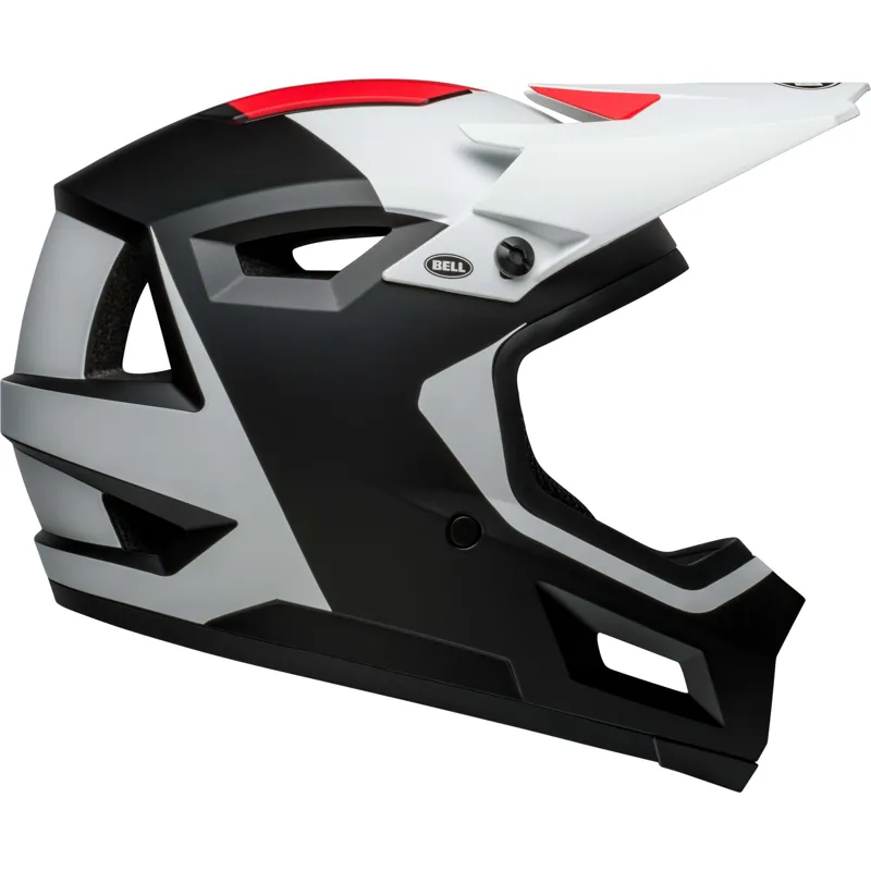 Bell Sanction 2 DLX Mips Full Face Helmet - Deft Black/White 2 Bell Sanction 2 DLX Mips Full Face Helmet - Deft Black/White - Image 2