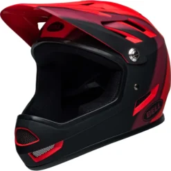 Bell Sanction Full Face Helmet - Matt Red/Black -Sportfu Bike Gear Shop BEHSANCMATREDBLK 2