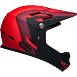 Bell Sanction Full Face Helmet - Matt Red/Black -Sportfu Bike Gear Shop BEHSANCMATREDBLK 4