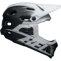 Bell Super DH MIPS Full Face Helmet - Matt Black/White -Sportfu Bike Gear Shop BEHSUDHMATBLK 3