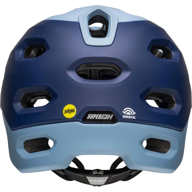Bell Super DH MIPS Full Face Helmet - Matt Light Blue/Navy 2 Bell Super DH MIPS Full Face Helmet - Matt Light Blue/Navy - Image 2