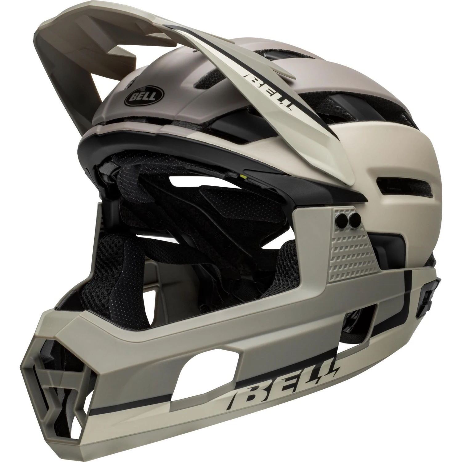 Bell Super Air R MIPS Full Face Helmet - Matt Grey/Red 1 Bell Super Air R MIPS Full Face Helmet - Matt Grey/Red