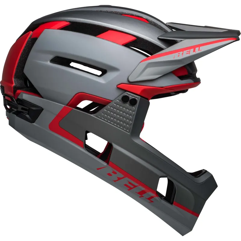 Bell Super Air R MIPS Full Face Helmet - Matt Grey/Red 15 Bell Super Air R MIPS Full Face Helmet - Matt Grey/Red - Image 15