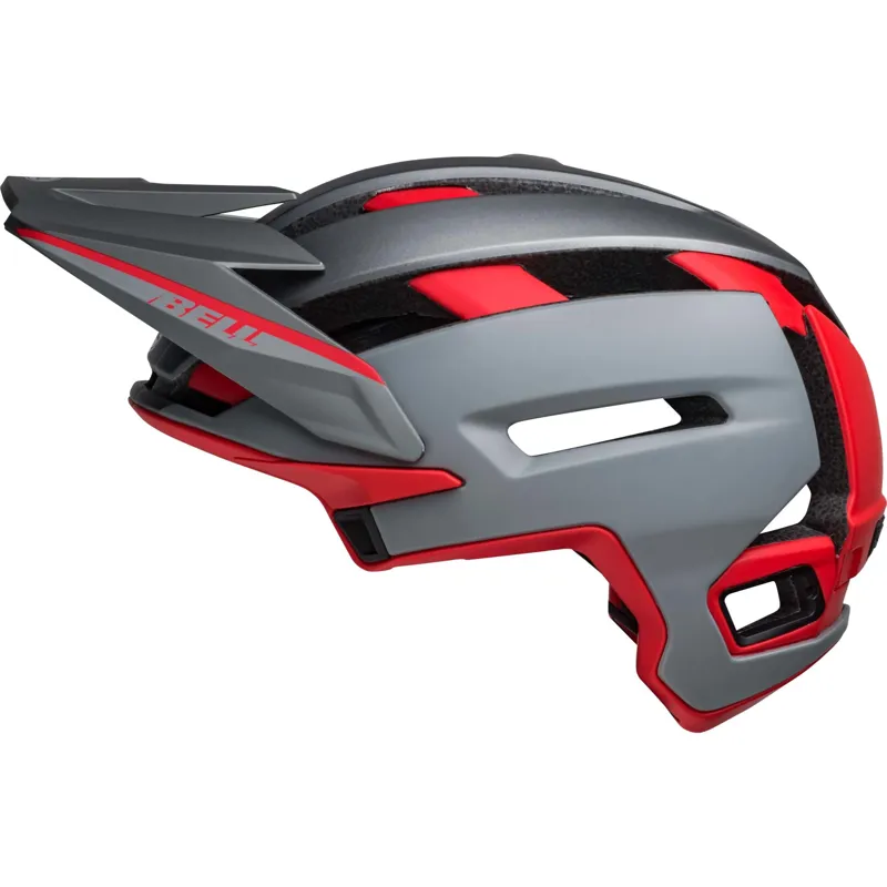 Bell Super Air R MIPS Full Face Helmet - Matt Grey/Red 14 Bell Super Air R MIPS Full Face Helmet - Matt Grey/Red - Image 14