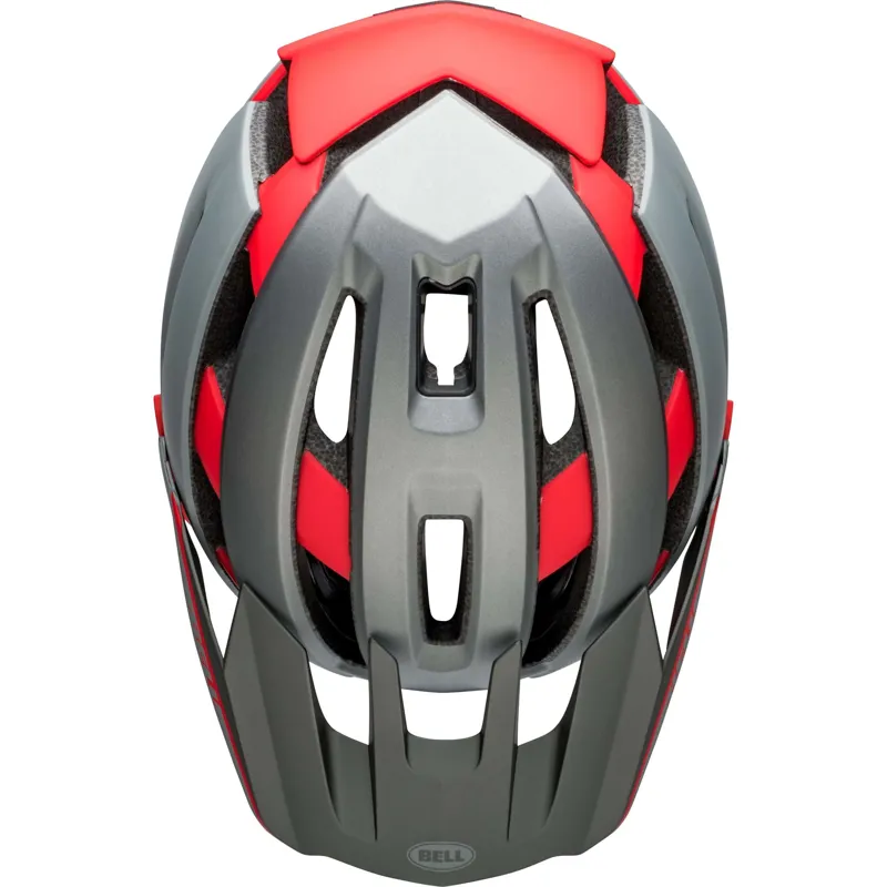 Bell Super Air R MIPS Full Face Helmet - Matt Grey/Red 3 Bell Super Air R MIPS Full Face Helmet - Matt Grey/Red - Image 3