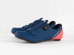 Bontrager Circuit Road Shoes - Nautical Navy/Coral -Sportfu Bike Gear Shop BontragerCircuitRoad 34132 E Alt3