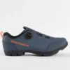 Bontrager Evoke MTB Shoes - Battleship Blue/Orange