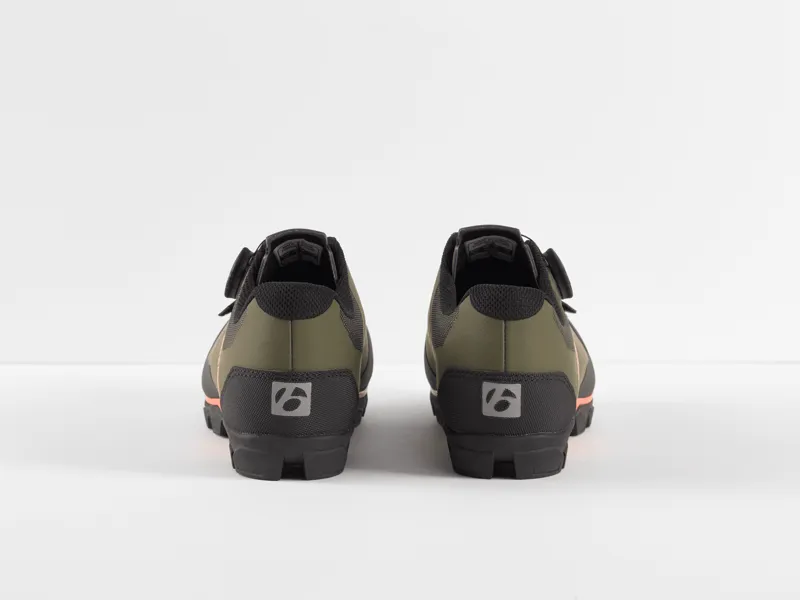 Bontrager Foray MTB Shoes - Olive Grey/Orange 5 Bontrager Foray MTB Shoes - Olive Grey/Orange - Image 5