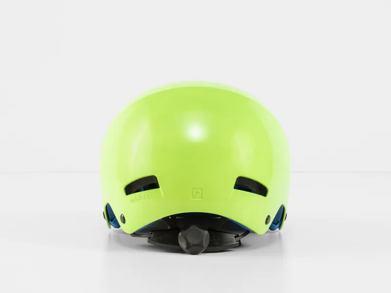 Bontrager Jet Wavecel Youth Helmet - Vis Green/Royal 3 Bontrager Jet Wavecel Youth Helmet - Vis Green/Royal - Image 3