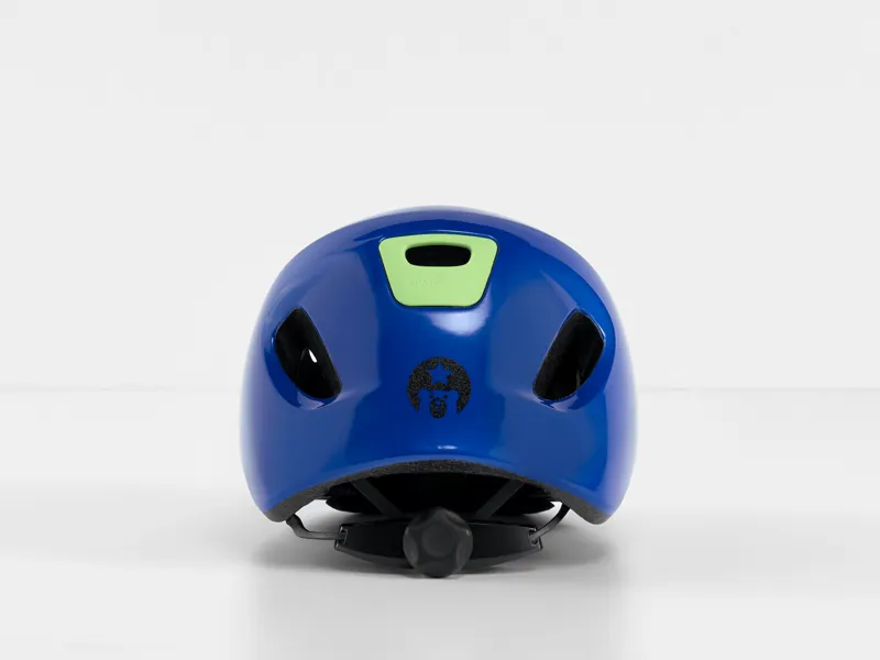 Bontrager Little Dipper Toddler Helmet - Alpine Blue/Vis Green 5 Bontrager Little Dipper Toddler Helmet - Alpine Blue/Vis Green - Image 5
