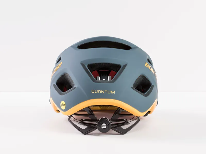 Bontrager Quantum Mips MTB Helmet - Battleship Blue/Marigold 8 Bontrager Quantum Mips MTB Helmet - Battleship Blue/Marigold - Image 8
