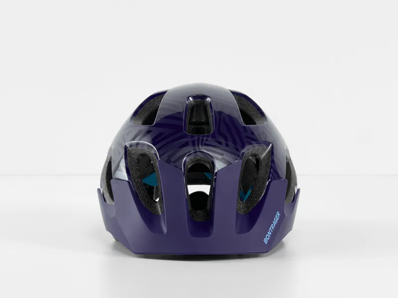 Bontrager Tyro Youth Helmet - Purple Abyss/Azure 2 Bontrager Tyro Youth Helmet - Purple Abyss/Azure - Image 2