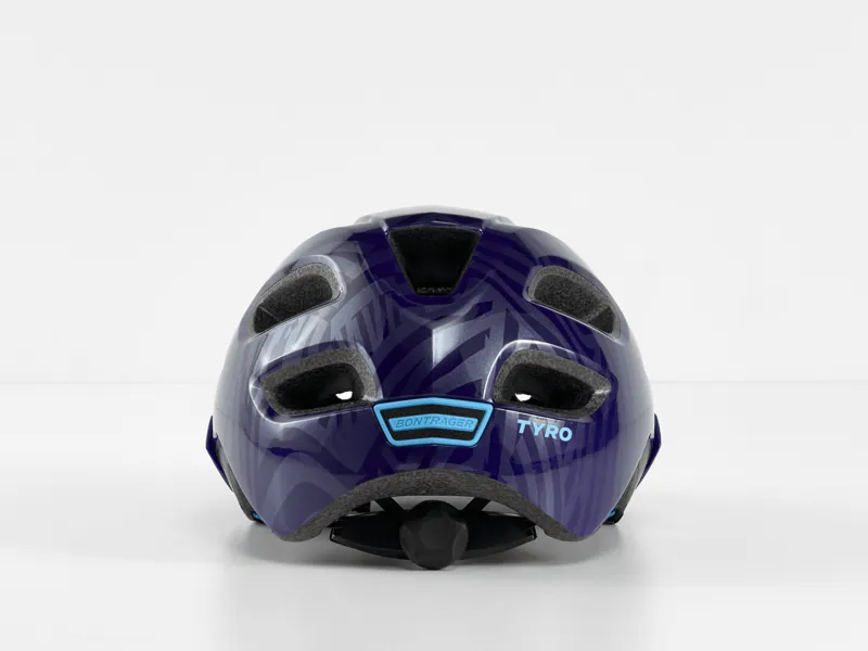 Bontrager Tyro Youth Helmet - Purple Abyss/Azure 1 Bontrager Tyro Youth Helmet - Purple Abyss/Azure