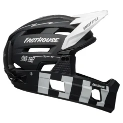 Bell Super Air R Mips Full Face Helmet - Fasthouse Black/White -Sportfu Bike Gear Shop CALBTAMESUOHTSAFRRIAPUSHE 4