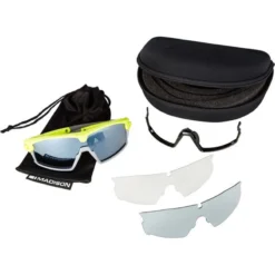 Madison Code Breaker 3 Lens Pack Sunglasses - Gloss Lime Punch -Sportfu Bike Gear Shop CK8204 4