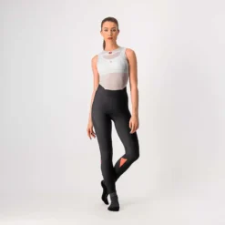 Castelli Velocissima Women's Cycling Tights - Black/Brilliant Pink -Sportfu Bike Gear Shop CS19545BLKBrilliantPNK