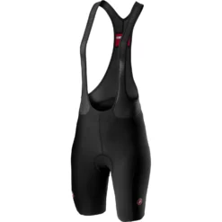 Castelli Velocissima 2 Womens Bibshorts - Black/White/Dark Grey -Sportfu Bike Gear Shop CS20059BLKRED 2 2