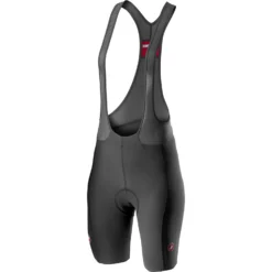 Castelli Velocissima 2 Womens Bibshorts - Black/White/Dark Grey