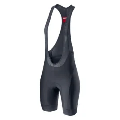 Castelli Prima Womens Bibshorts - Dark Grey/Celeste