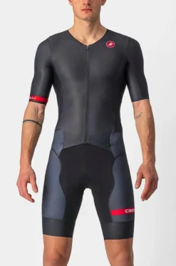 Castelli Free Sanremo 2 Men's Short Sleeve Tri Suit - Black -Sportfu Bike Gear Shop CS200920101 1