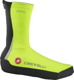 Castelli Intenso UL Windproof Shoe Covers - Electric Lime -Sportfu Bike Gear Shop CS20538YELFluo 3 scaled